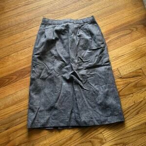 Vintage Designer Giorgio Sant’Angelo Wool-Blend A-Line Pencil Skirt 12